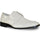 "Ivory Men's Classic Moc Toe Patent Tuxedo Prom 2025 Shoe"