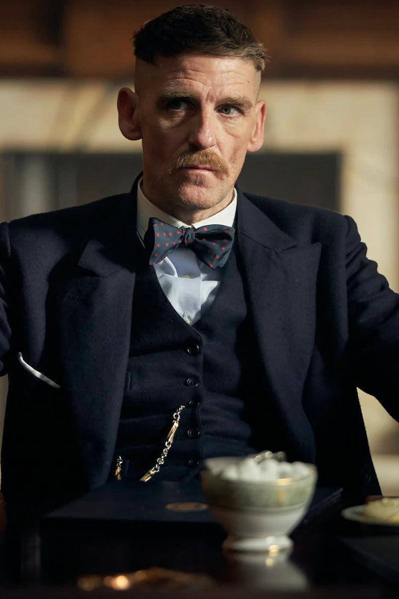 John Shelby Suit - John Shelby Suit Outfit - Mens Peaky Blinders Costume Arthur Shelby  Vested Black Suit