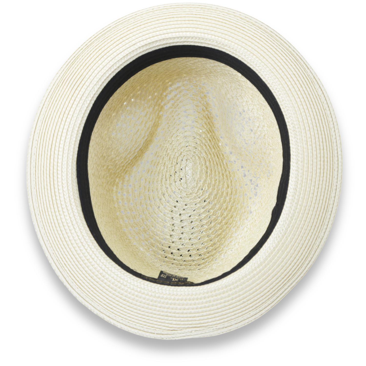 Castor Crushable Straw Hat Fedora in Tan - Small