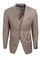 Cheap priced Suit - Men's Two Button Vested Stacy Adams Basic Tan Suit