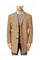 Long Jacket Wool men's Car Coat Mid Length Three quarter length coat Tan