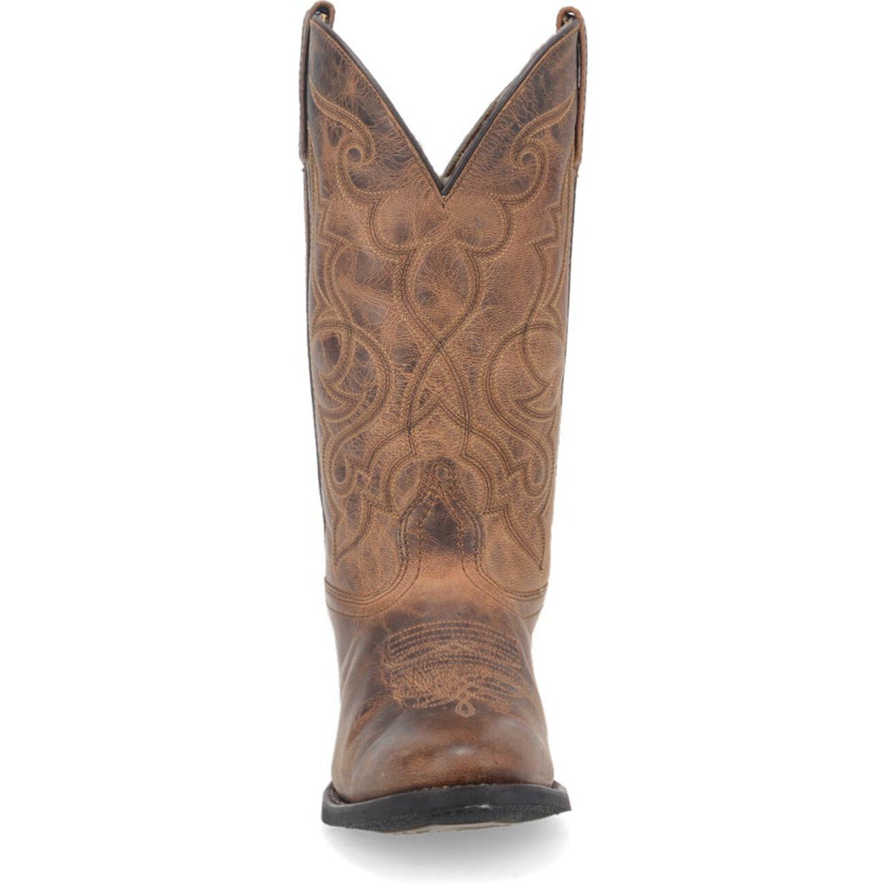 Laredo Maddie Tan Leather Round Toe Women Boots - 6