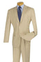 Cheap Priced Suit - Mens Two Button Modern Fit Tan Poplin Suit