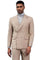 Cheap Priced Suit - Men's Designer Stacy Adams Classic Double Breasted Tan Suit