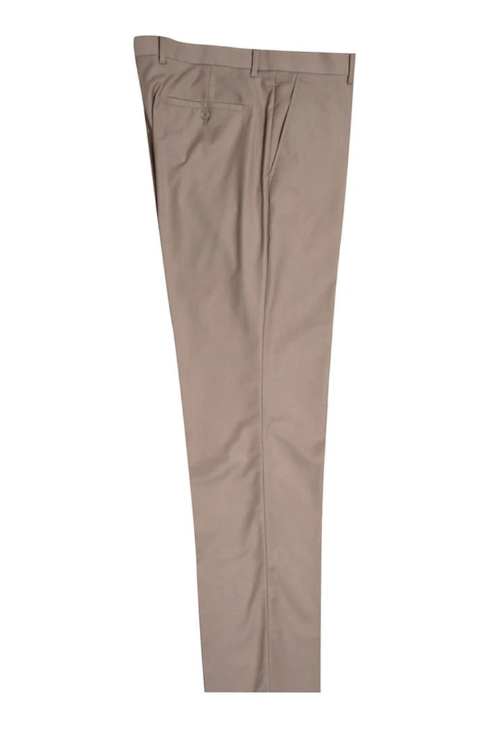 Cheap priced Suit - Men's Two Button Vested Stacy Adams Basic Tan Suit