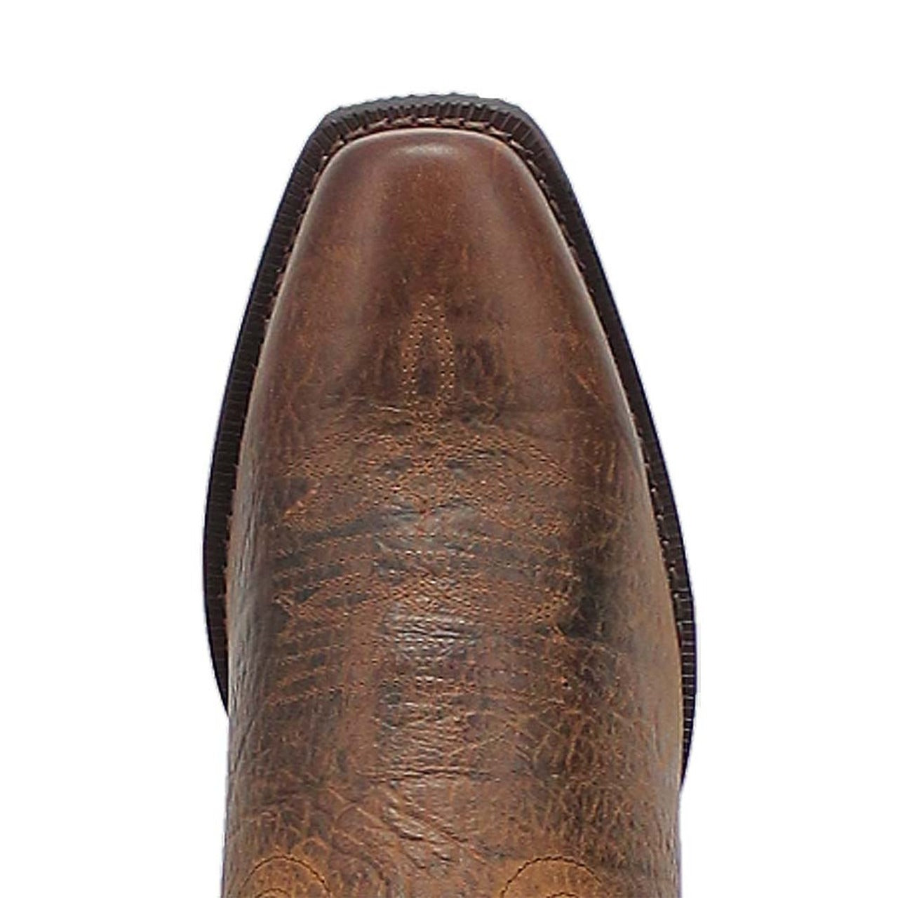 Laredo Gilly 12" Shaft Taupe Cowboy Square Toe Leather Boot - 8.5D
