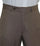 Washable Wool Blend Taupe Flat Front Pants