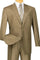 Cheap priced Suit - Mens 2 Button Weave Pattern Sharkskin Taupe Suit