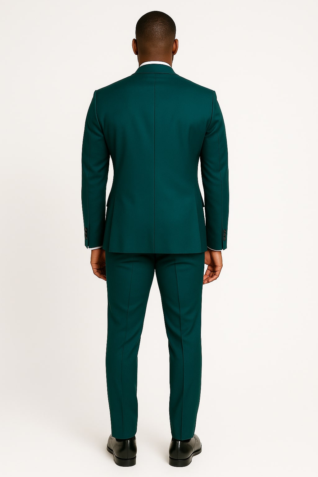 Teal Green Tuxedo Suit for Men – Satin Shawl Lapel Prom and Wedding Suit - 34 Short or Extra Small