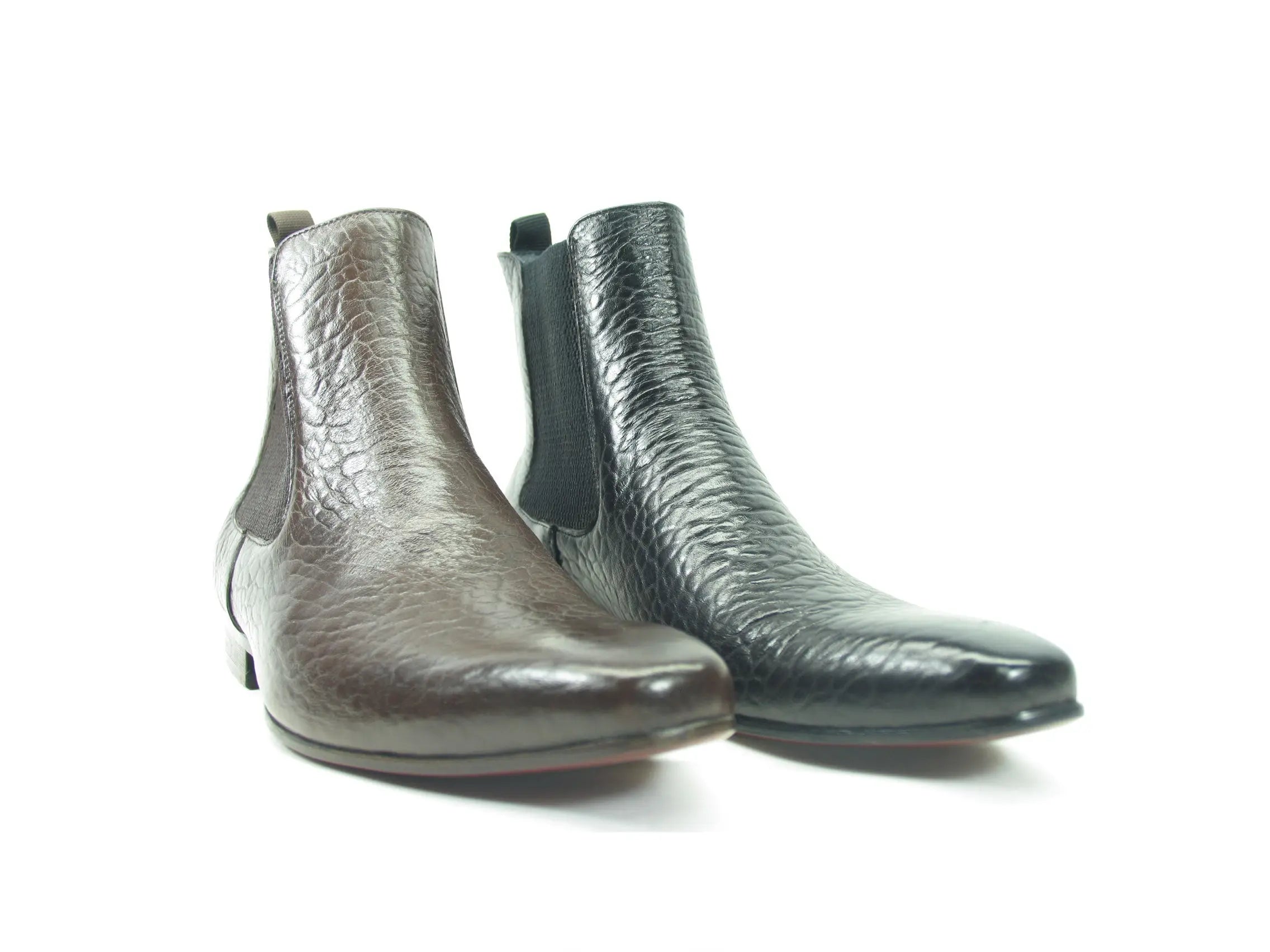 Carrucci Textured Chelsea Boots - 10.5