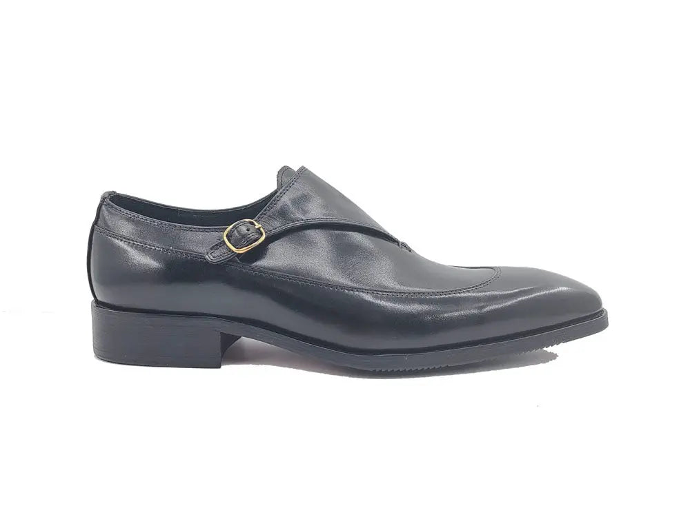 Tri-Tone Single Monk Strap Slip-on - 7.5