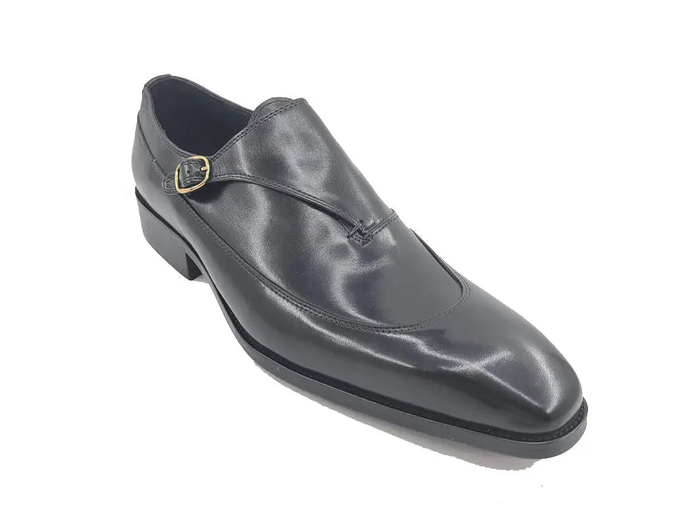 Tri-Tone Single Monk Strap Slip-on - 7.5