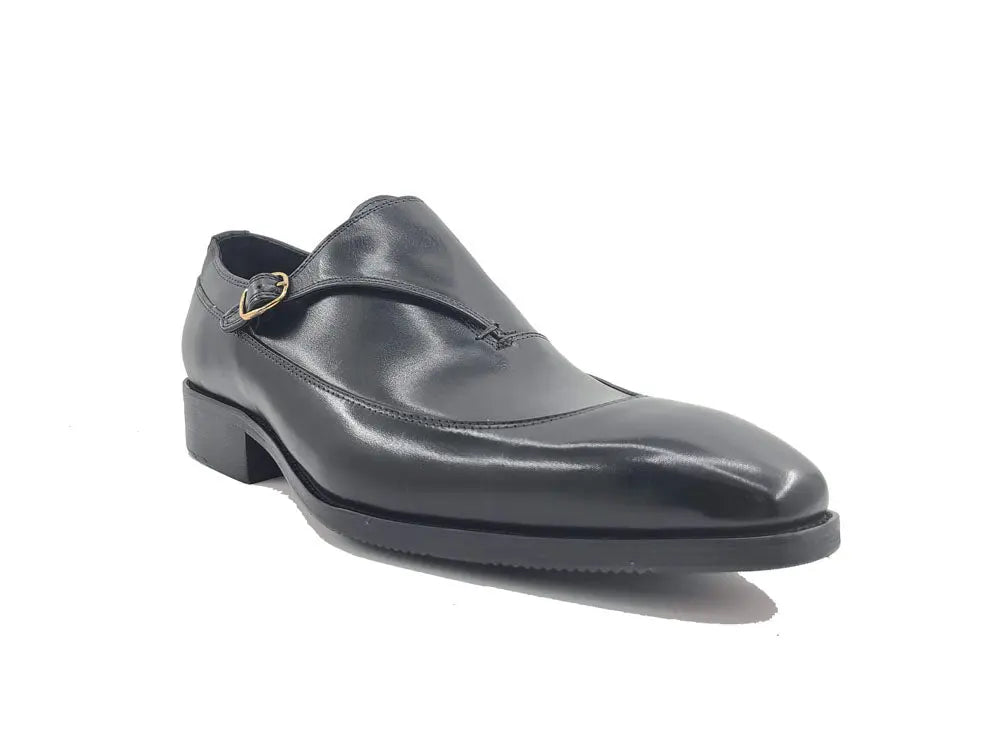 Tri-Tone Single Monk Strap Slip-on - 7.5