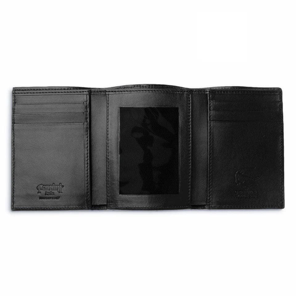 Ferrini Alligator Trifold Wallet Black - One Size