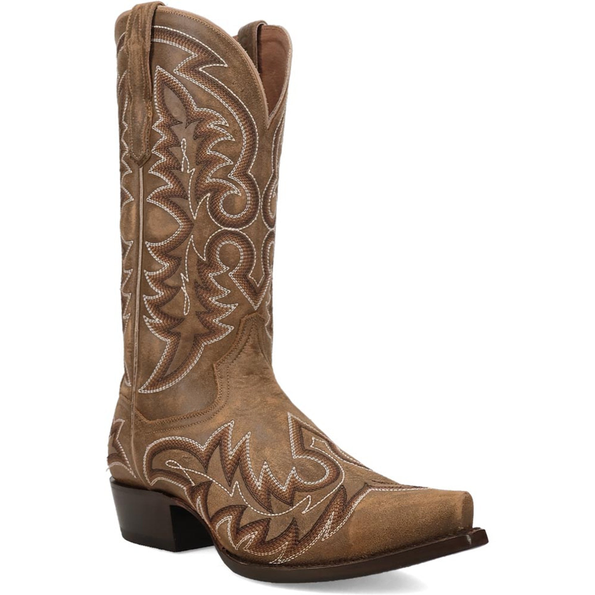 Dan Post Men’s Tan Triton 13 Snip Toe Cowboy Boot - 7D