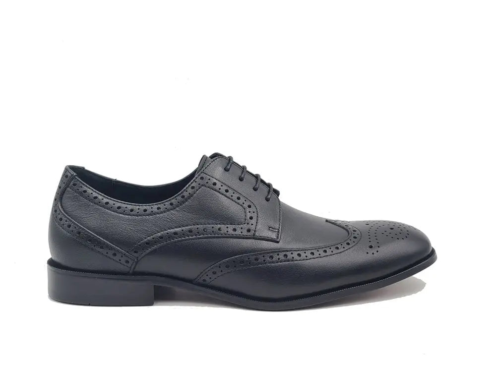 Tumbled Leather Blucher style Oxford with Flex Sole - 8.5