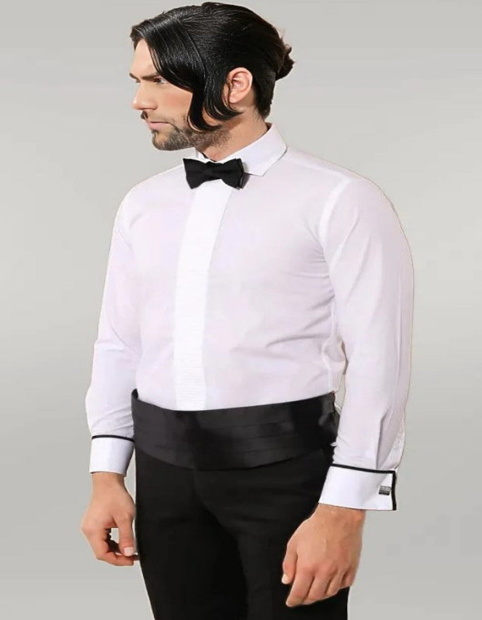 White Tuxedo Shirt - 15.5" Neck /34-35" Sleeve