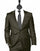 Mens Summer Linen suit -Chocolate Suit For Man Side Vented Modern Fit Notch Lapel
