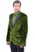Cheap Priced Suit – Men's 2 Button Olive Green Velvet Satin Designer Blazer, Fashion Dress & Casual Style - Many Styles & Brands, $99+ Sale