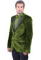 Cheap Priced Suit – Men's 2 Button Olive Green Velvet Satin Designer Blazer, Fashion Dress & Casual Style - Many Styles & Brands, $99+ Sale
