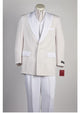 Mens New Years Outfit-Men's 2 Button Suit All White Suit For Men