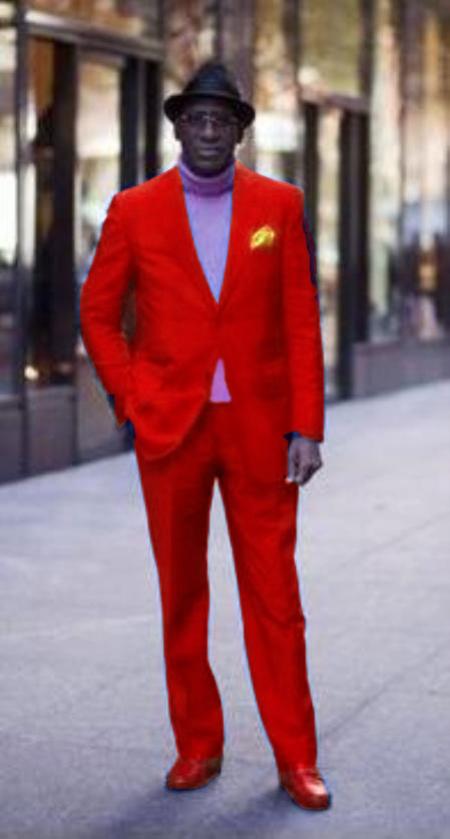 Discounted Jacket and Pants 2 Button Cheap Priced Business Suits Clearance Sale Hot Mens Red Suit - 58R