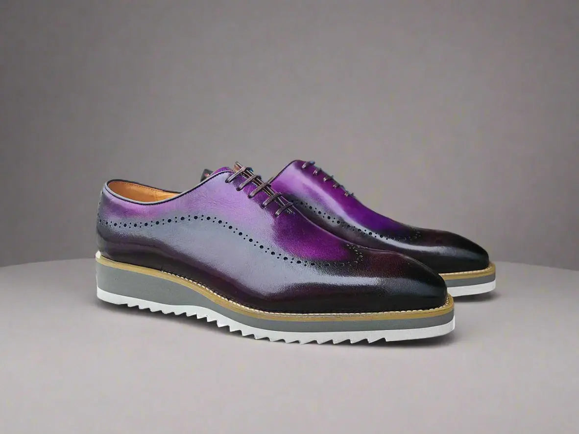 Carrucci Two Tone Oxford With Lightweight Sole - 8