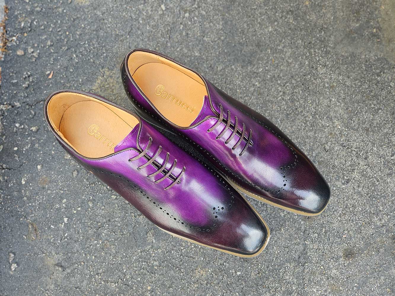 Carrucci Two Tone Oxford With Lightweight Sole - 8