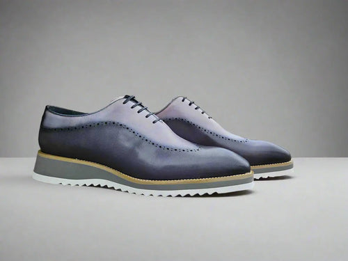 Carrucci Two Tone Oxford With Lightweight Sole