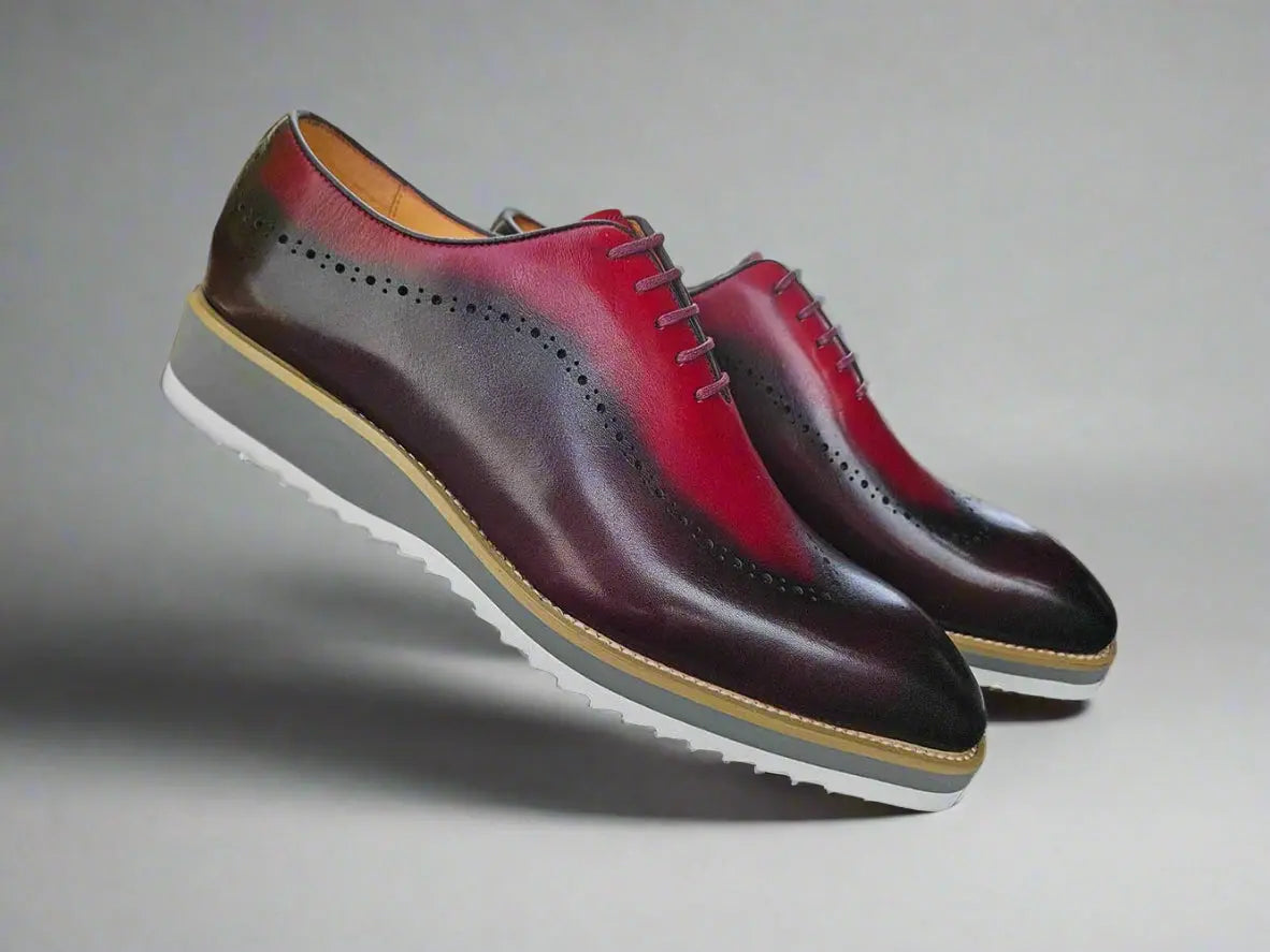 Carrucci Two Tone Oxford With Lightweight Sole - 8