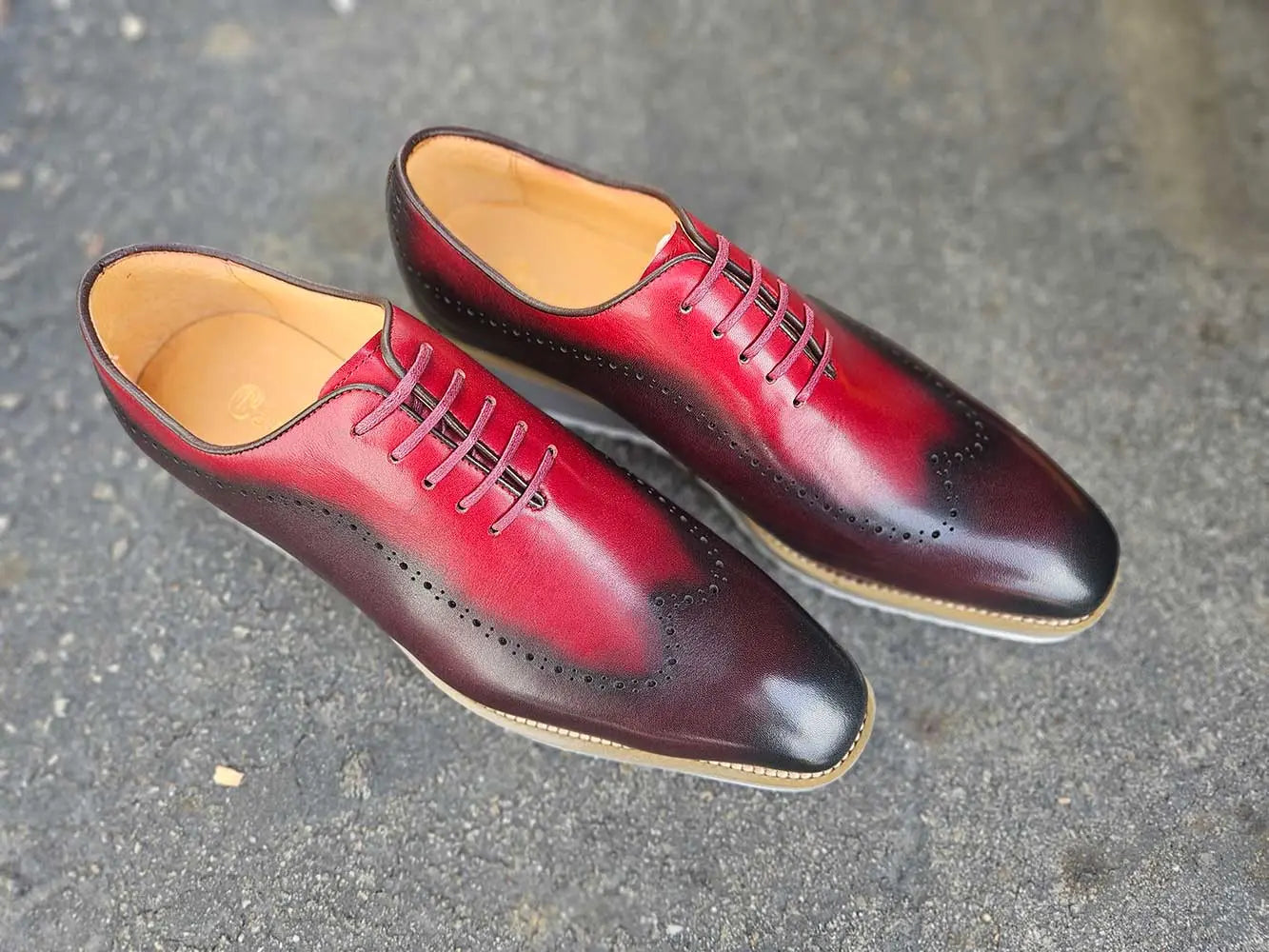 Carrucci Two Tone Oxford With Lightweight Sole - 8