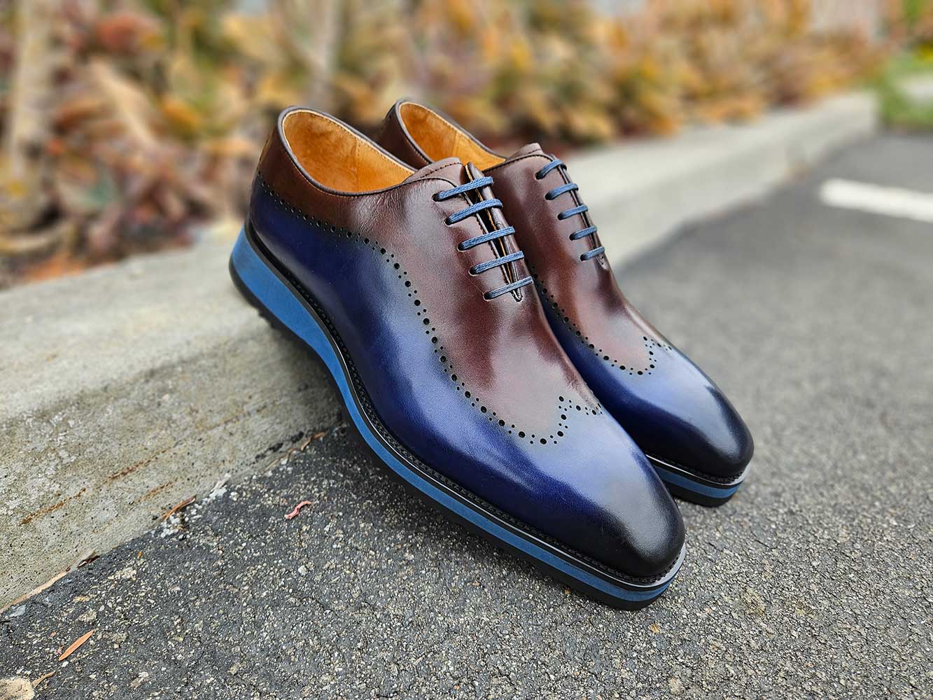 Carrucci Two Tone Oxford With Lightweight Sole - 8