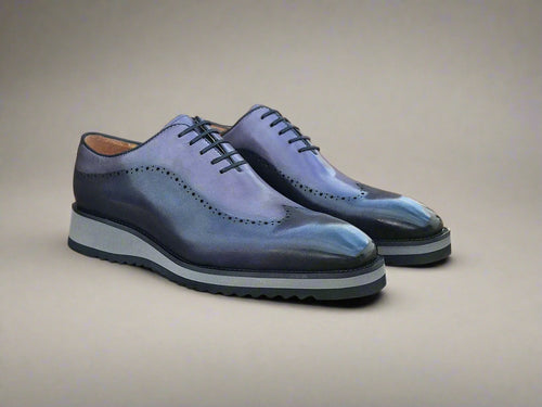 Carrucci Two Tone Oxford With Lightweight Sole