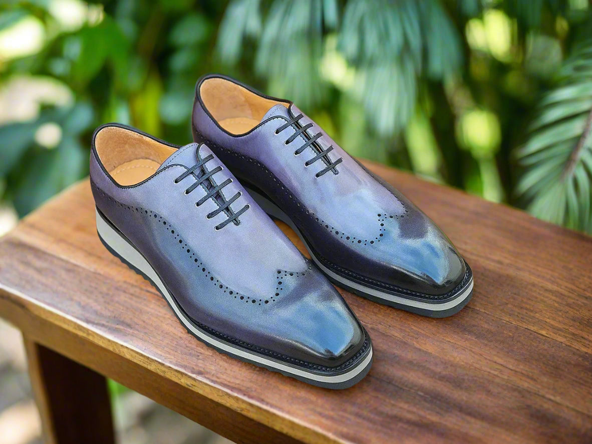 Two Tone Oxford With Lightweight Sole - 7.5