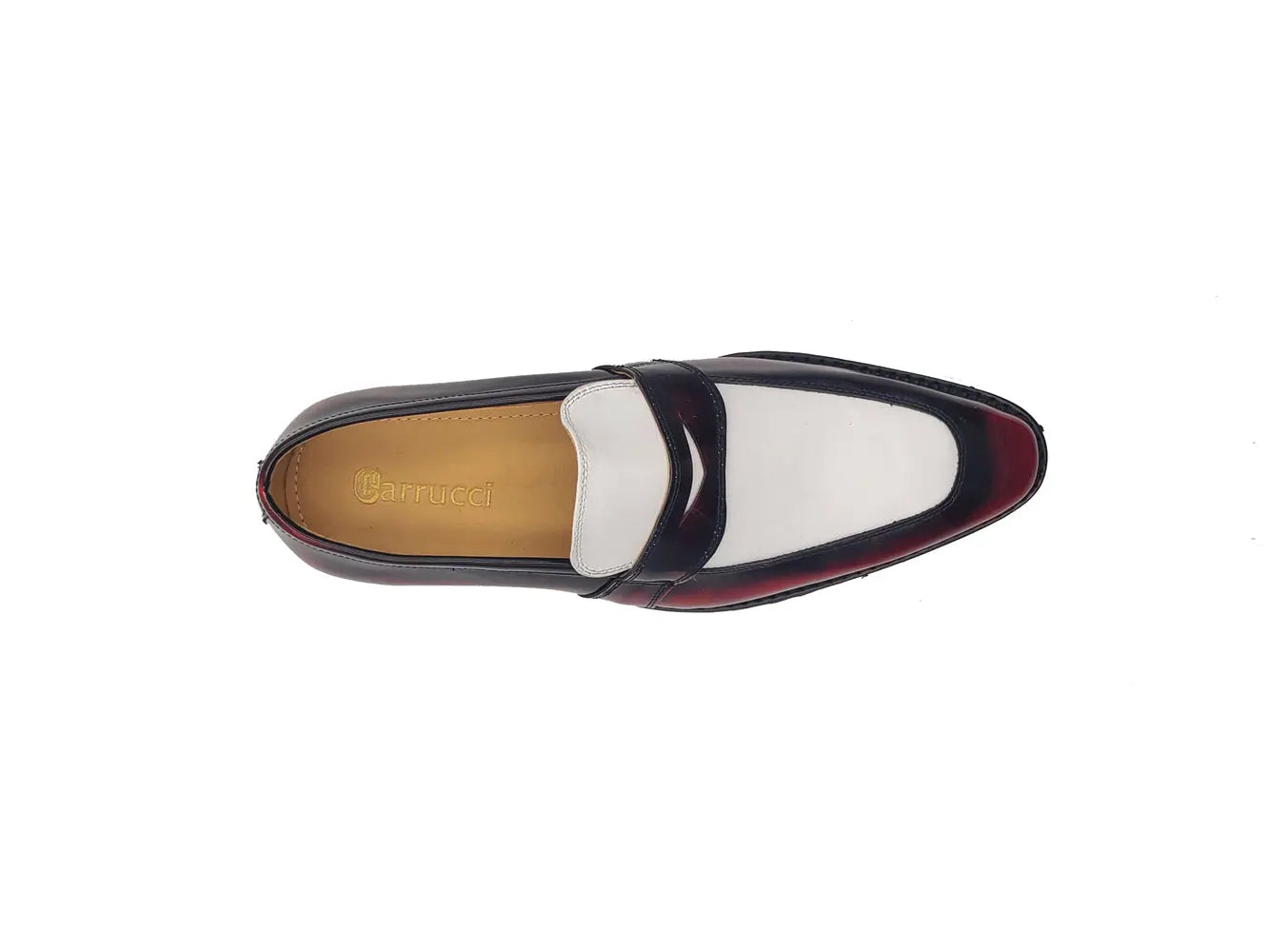 Two Tone Patent Leather Penny Loafer - 7.5