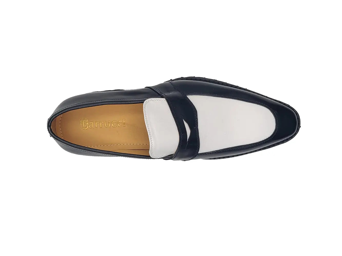 Two Tone Patent Leather Penny Loafer - 7.5