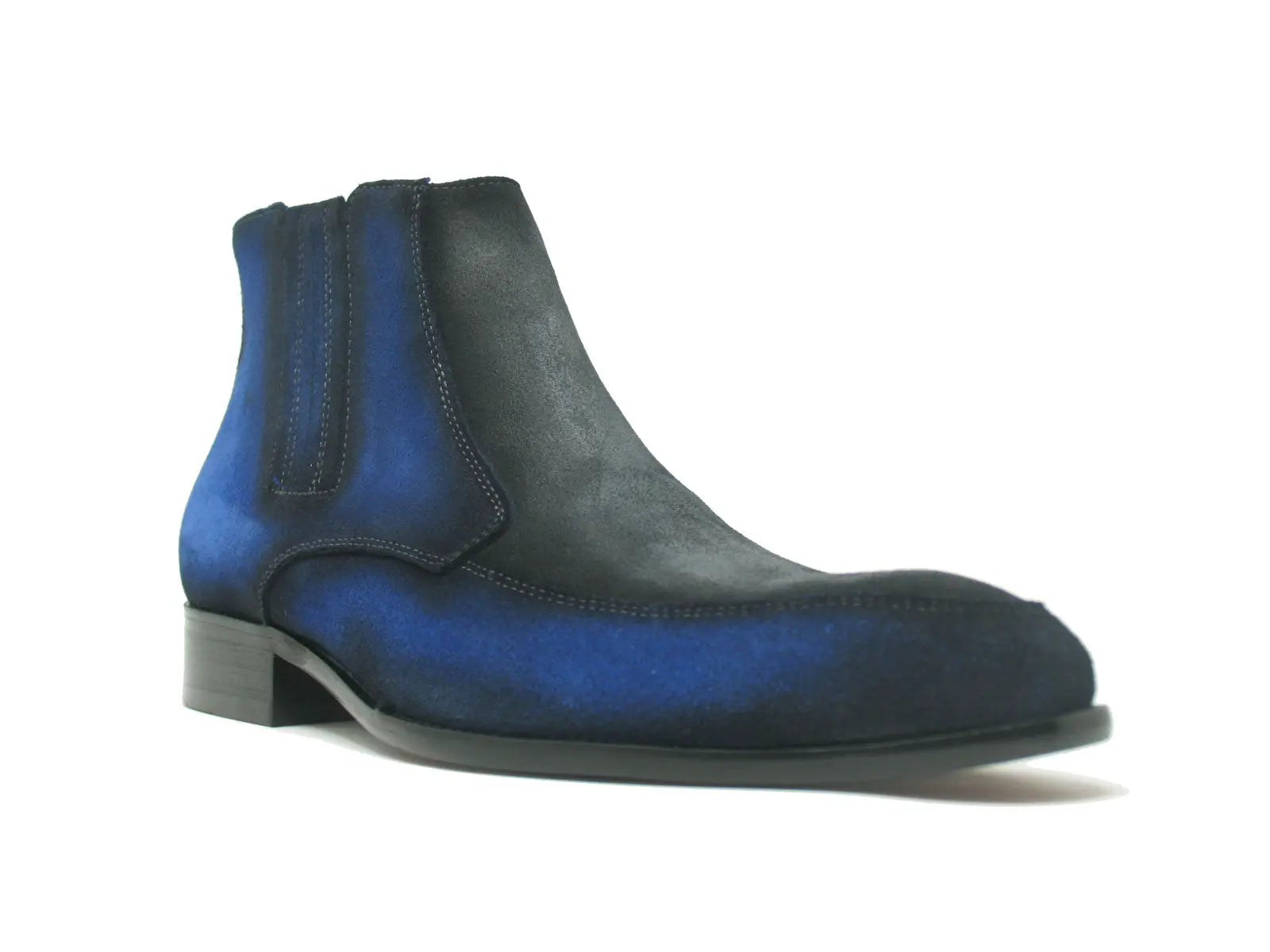 Two Tone Suede Chelsea Boots - 7.5