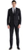 Mens Plaid Suit - Black Windowpane Suit - 1920 Suits