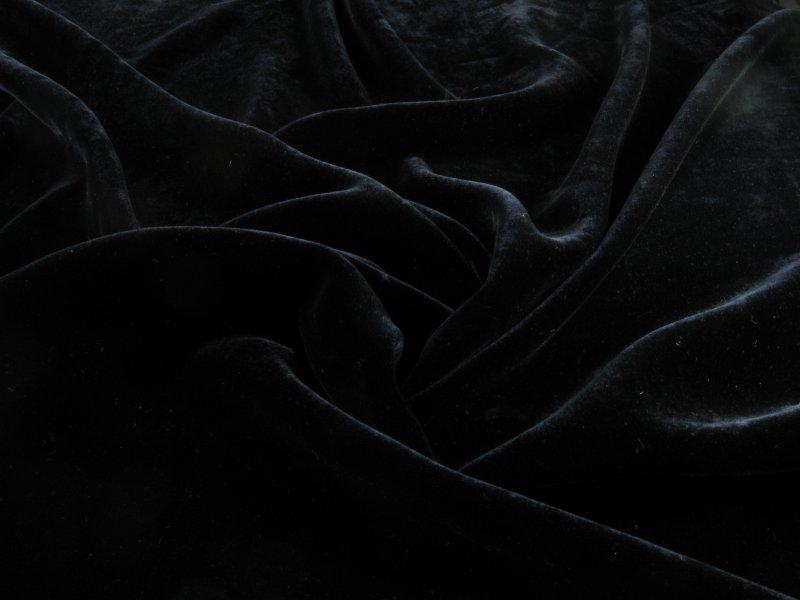 Men's Slim Fit Velvet Tuxedo 2 Piece in Black - Black