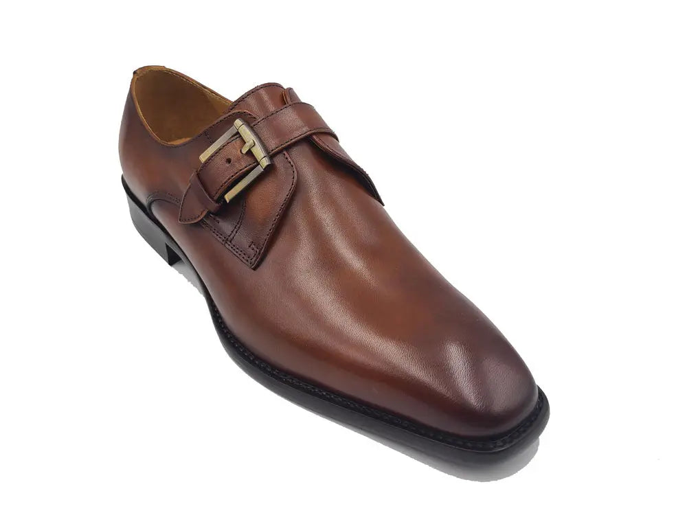 Versatile Fashion Single Monk Strap Loafer - 8