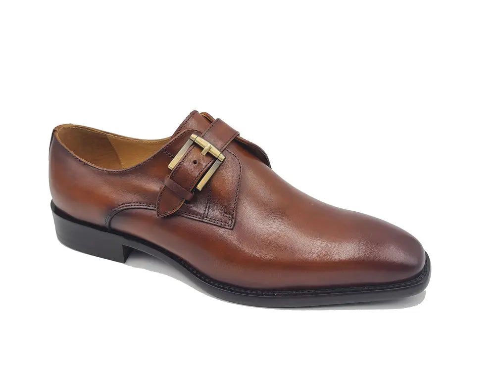 Versatile Fashion Single Monk Strap Loafer - 8