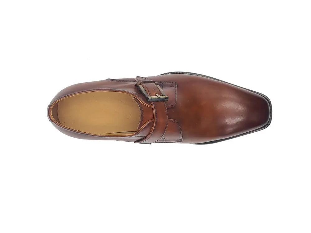 Versatile Fashion Single Monk Strap Loafer - 8