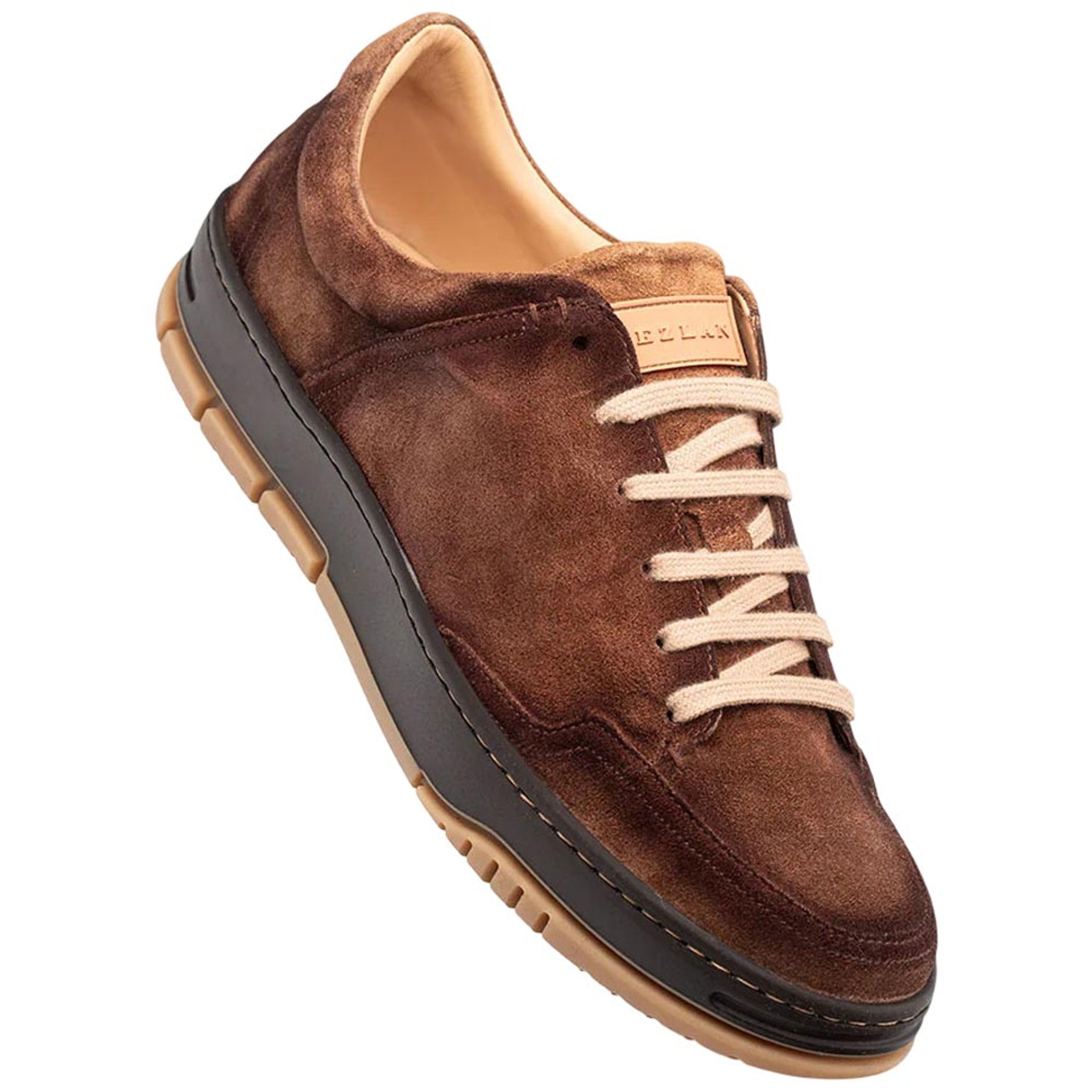 Men's Villani Suede Street Sport Sneaker By Mezlan Made In Spain Brand - 8