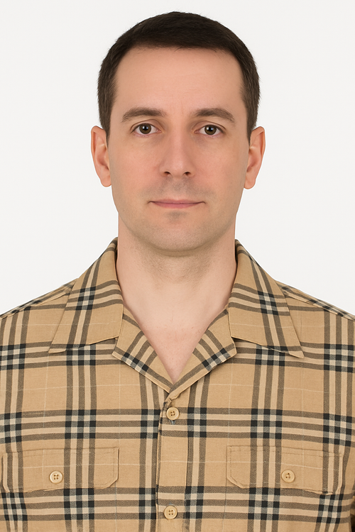 Beige Plaid Button-Up Shirt for Men â€“ Casual to Semi-Formal