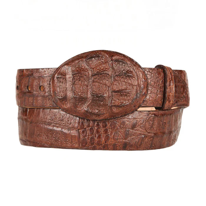 Men's Caiman Hornback Western Belts - One size