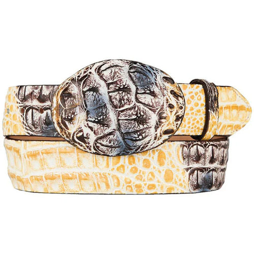 Men's Caiman Hornback Western Belts