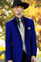 Mens Western Style Suits - Royal Blue Cowboy Suit - Country Wedding Suits Royal Blue Prom 2025 Suits