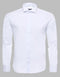 White Plain Stand Collar Formal Tuxedo Shirt
