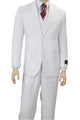 Cheap Priced Suit - Mens Classic Fit Vested Two Button White Suit