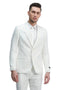 Cheap Priced Suit - Men's Two Button Peak Lapel Summer Linen Style Beach Wedding White Suit